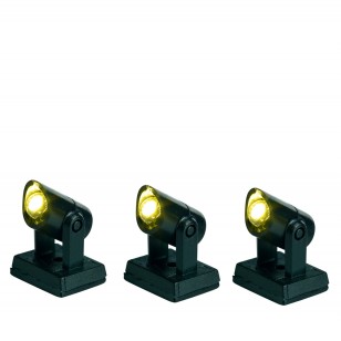 Spot Light, Warm White, 3 Pieces, Adapter Ready